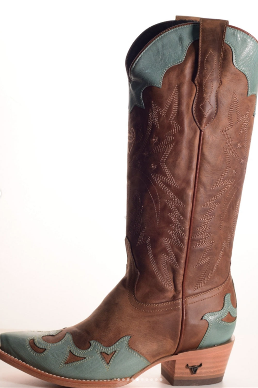 Bota Alta Marrón-Verde - Image 2