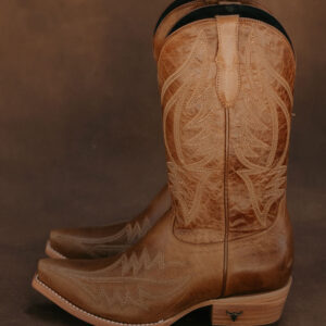 Bota Media Marron
